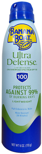 방수 강력 자외선차단 바나나보트 수상 스포츠 수영 선스프레이 뿌리는 선크림 SPF100, 170g, 1개, 1L