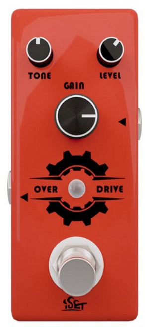 ISET (Overdrive) 오버 드라이브 기타 페달 기어 미니 싱글 이펙트 일렉트릭, 1개