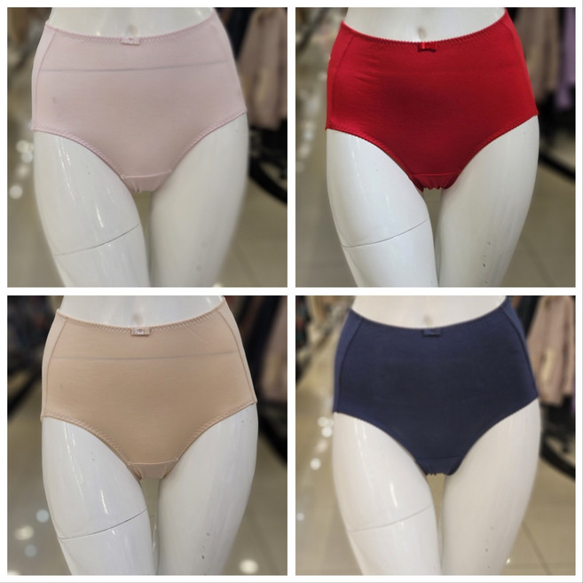 [쇼핑점] 비비안 편안한 착용감 피부에 자극 없는 면 모달 스판 솔리드 맥시타입 부인용 팬티(4컬러)택1 PT7556