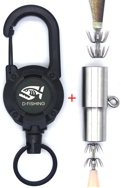 7위 - D-FISHING DF-EGH1 스테인레스 304 핀온릴 에기 바늘 교정기, 1세트, 0/블랙실버