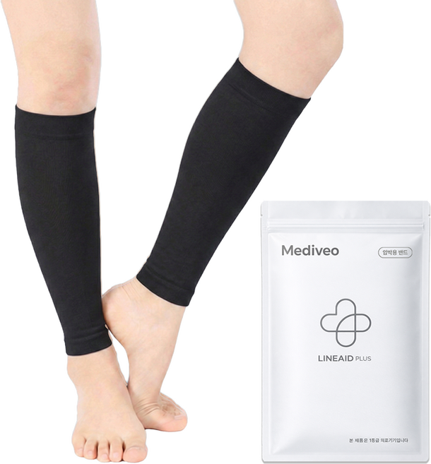 메디비오 의료용 압박스타킹 종아리 압박밴드, 종아리/무릎형, 1세트