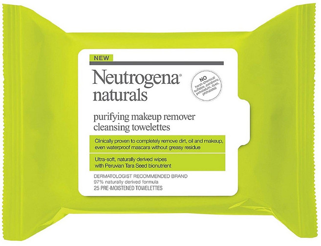 뉴트로지나 내추럴 퓨리파잉 메이크업 리무버 클렌징 타월렛, 1개
