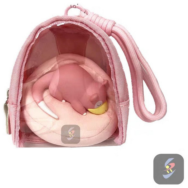 봉제인형 가방키링 쿨쿨 잠자는 인형 키링 가방꾸미기 인형 수집, 1개, 야돈, 1cm