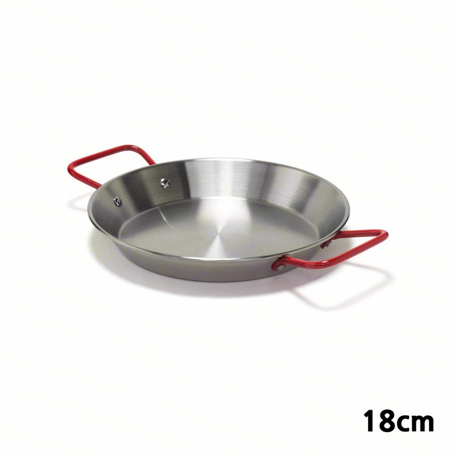 어반소소 스테인레스접시 스테인레스 빠에야팬 스텐접시 스텐용기 18cm