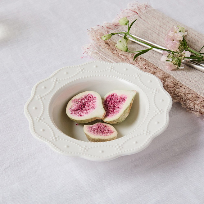 모던하우스 로즈리옹 레이스양각 찬기 D15-CA9926031, 1개, 사진참조