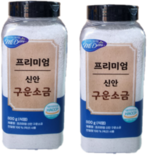 프리미엄 신안 구운소금 800g 천일염100%, 2개