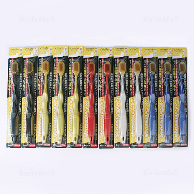 일본 덴탈 프레스티지 칫솔 12P - 초극세모(색상랜덤), 1세트, 12개입