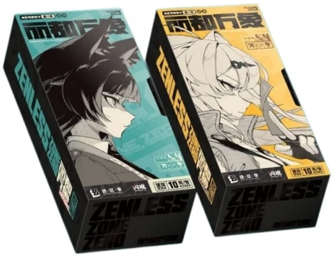 Shiningsoul 새로운 Zenless 시리즈 카드 공식 게임 주변기기 컬렉션 장난감 선물 오리지널 박스, 02 Random 1 box