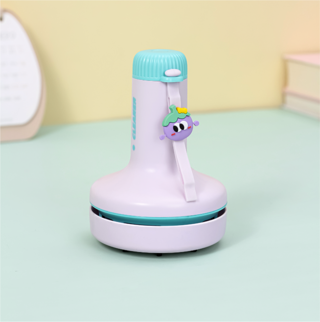 꾸미 책상 지우개 청소기 지우개똥 가루 키보드 청소 키보드 무선 C타입, 1개, 퍼플