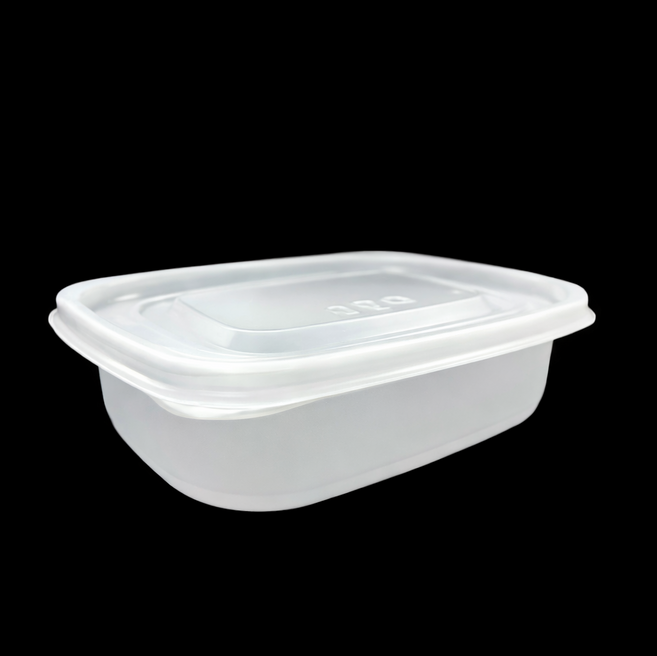 포장용기 죽용기 (소) 600ml 원색 500개세트 (용기500+뚜껑500), 500세트