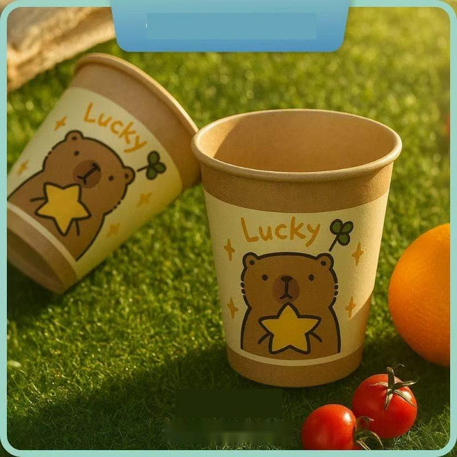 6.5온스 종이컵 2000개 대용량 업소용 일회용 컵