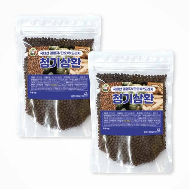 백장생 국내산 청기삼환 300g 볶은결명자 단호박 도라지, 2개