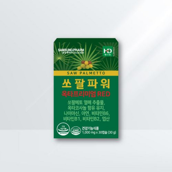 삼성제약 쏘팔파워 옥타프리미엄 RED 1 000mg X 30캡슐, 1개