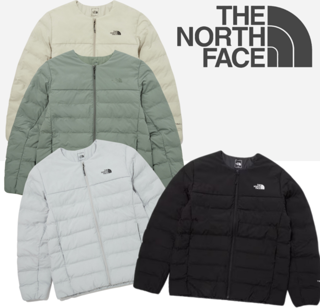 [국내정품 A/S가능] 노스페이스 23FW 남여공용 르위스 티볼 자켓 경량 라운드 이너 패딩 4종 1택