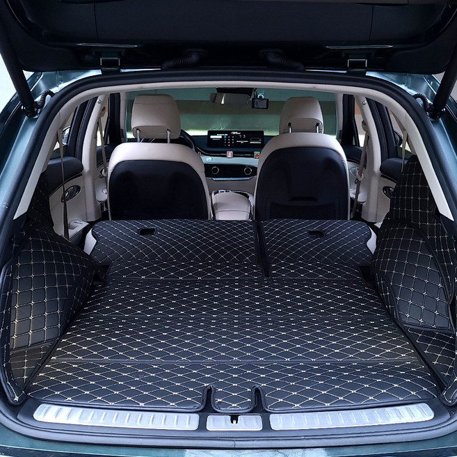 가온 더 뉴 스포티지 NQ5 트렁크매트 차박 매트 풀커버, 블랙x베이지, LPG_21년8월~24년10월