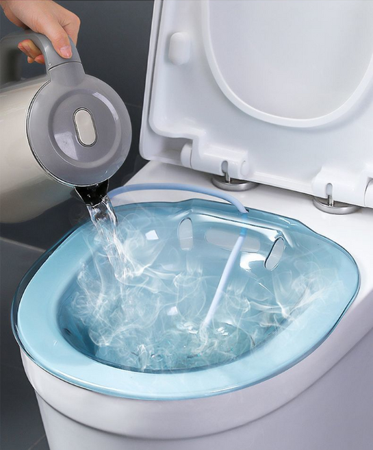 샤인월드 가정용 좌욕기, 투명한 파랑, 1개