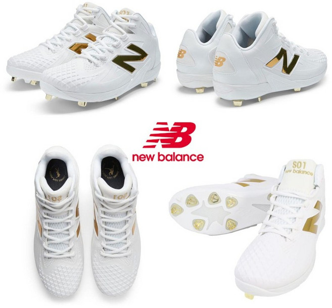 뉴발란스 야구화 퓨어셀 오타니 1 금속 징 스파이크 쿠션 경량 운동화 MSHOWT12E