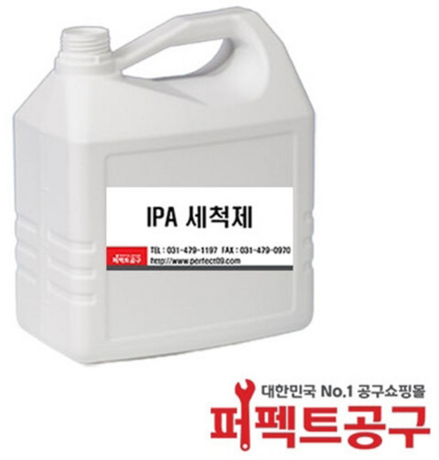 IPA세척제(4L) PCB세척제 이소프로필알콜 순도99%이상, 1개, 4L