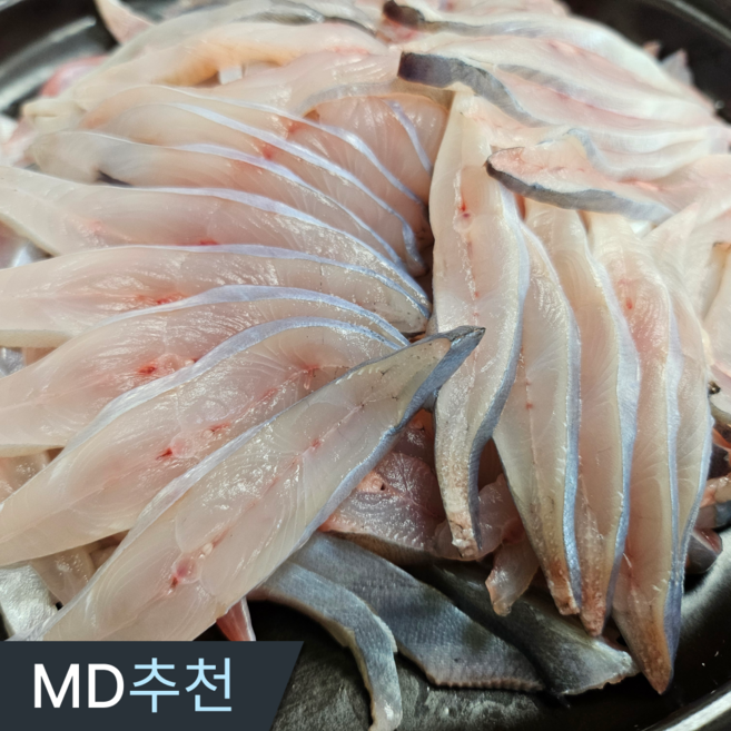 삼시세끼연구소 감칠맛 손질 생물 병어 횟감 국내산 병어회 필렛 초장증정, 1세트, 500g(손질 전 1kg)