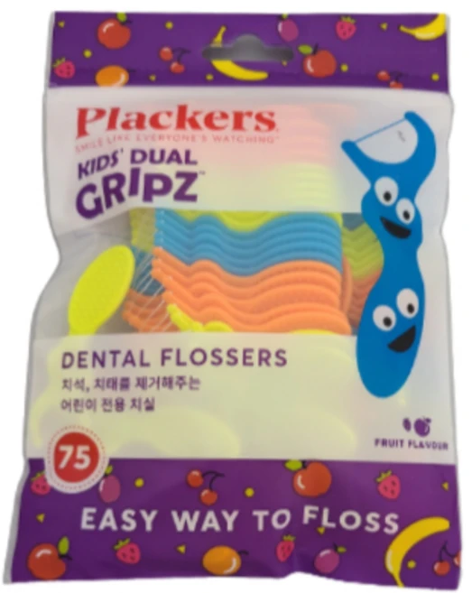 플랙커스 키즈 치실, 6.6cm, 75개입, 1개 - 쿠팡