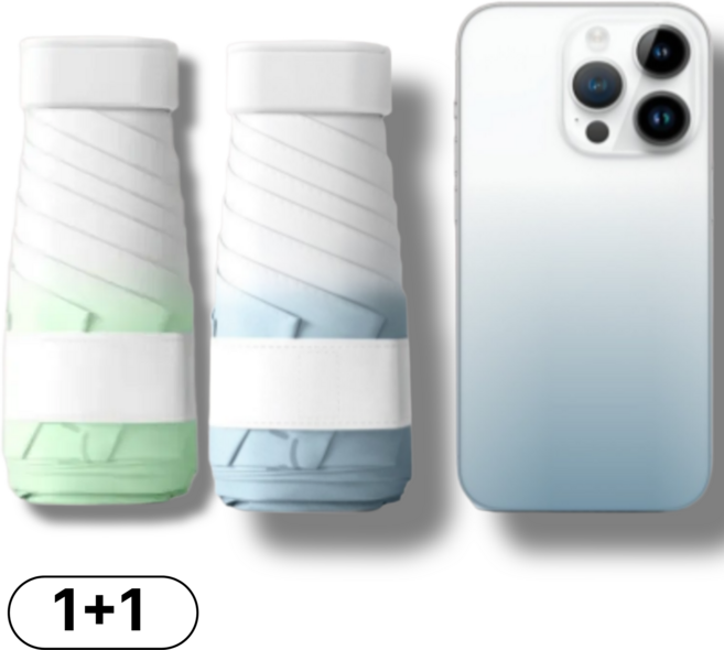 [쿨쉐이드] 1+1 여름 필수 초미니 초경량 양산 UV자외선차단 암막 양우산