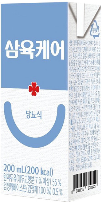 삼육 케어푸드 당뇨식 당뇨환자용, 200ml, 6개
