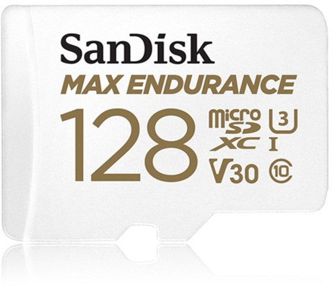 SanDisk MAX ENDURANCE microSDXC 記憶卡 V30 U3 4K, 1個, 128GB