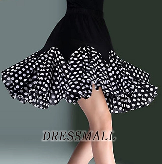 플리츠 스커트 라인 챠챠 댄스복 줌바 밸리 벨리 댄스스커트