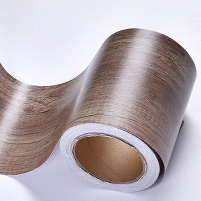 몰딩 우드 걸레받이 필름 시트지, 브라운오크