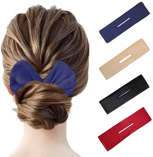 ZMBIRD 심플 당고머리 올림머리밴드 4종세트 H4575