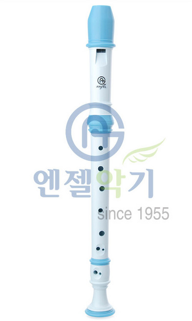 엔젤 소프라노리코더 입문용 칼라리코더 준비물, 1개, 저먼식(파랑)