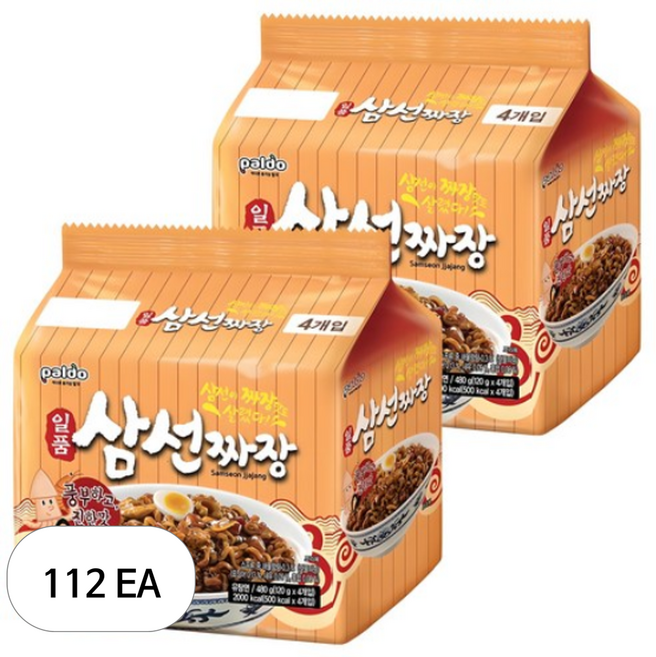 팔도일품 삼선짜장 120g, 112개