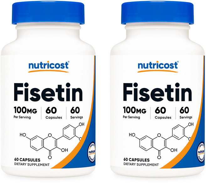 1+1 뉴트리코스트 피세틴 Fisetin 100mg 60정, 2개