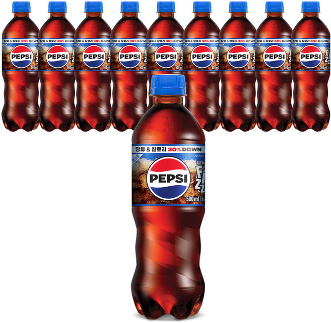 펩시콜라 엑스트라 피즈 500ml X 20개 (업소용), 10개
