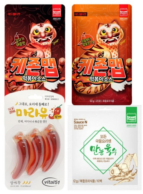 케존맵 떡볶이 소스 골라담기, 너무매울땐 만능육수 12gX5봉, 1개