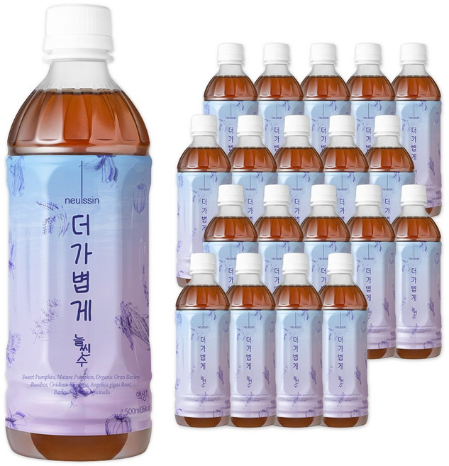 더 가볍게 늘씬수 데일리 보리차 누룽지맛 500ml, 20개