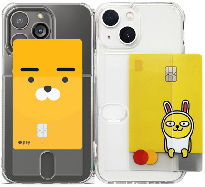 1+1 스톤스틸 아이폰15 프로 플러스 맥스 옆으로 카드 수납 케이스 + 옆으로 카드 범퍼 케이스