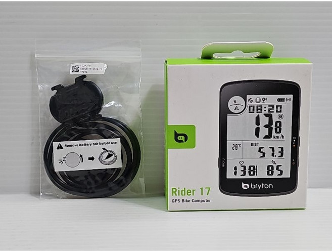 Bryton Rider 460E 17E 碼錶 全中文碼錶 GPS碼表 高續航力碼錶, 1個, Rider 17E碼錶+固定座+踏頻器