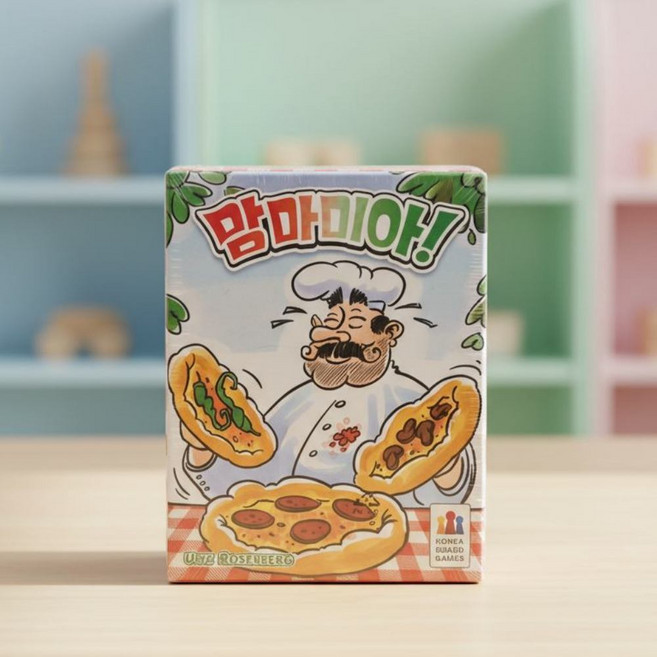 코리아보드게임즈 맘마미아 보드게임 피자만들기 토핑카드 피자주문 기억력게임 친구 패밀리