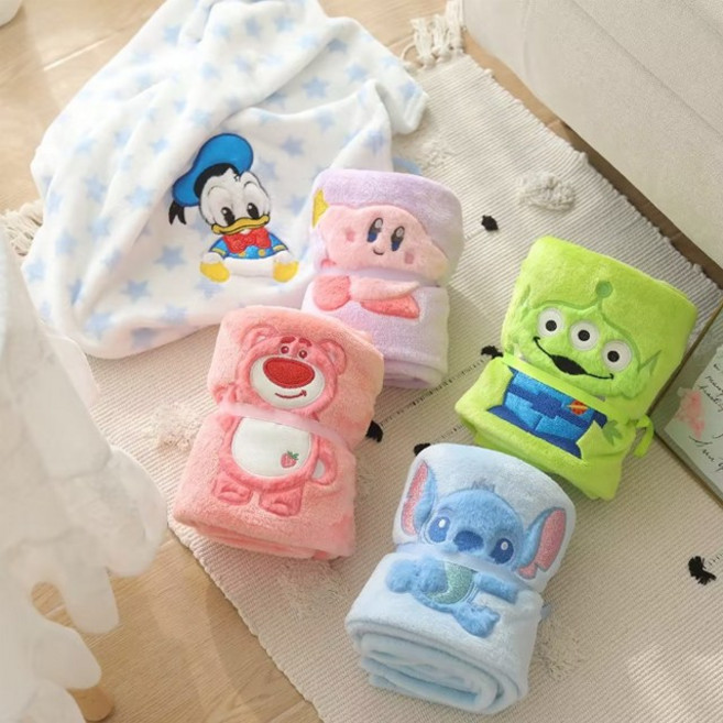 캐릭터 담요 어린이집 등원 블랭킷 사무실 오피스 무릎담요