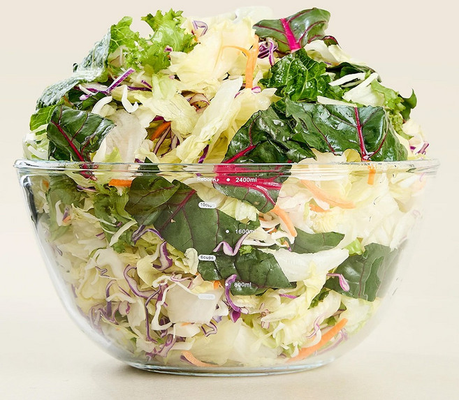 베이직온 진공포장 탄산세척 대용량 샐러드 컬러풀, 1개, 1kg