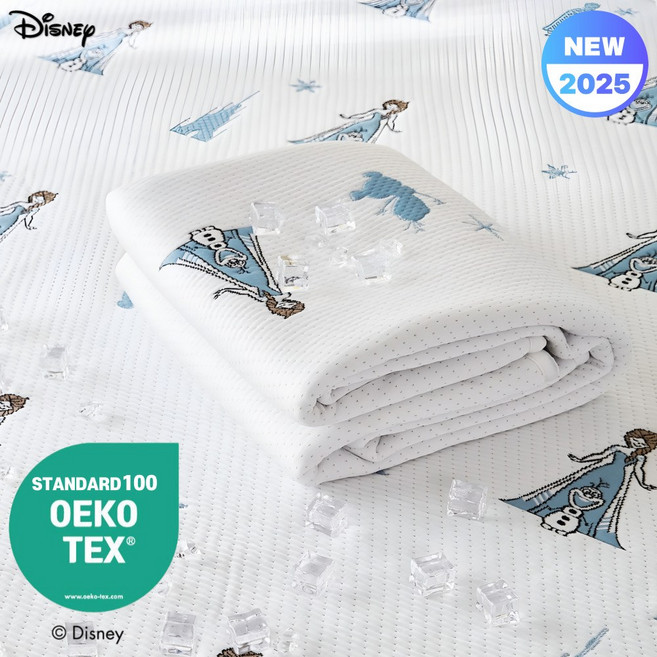 <신규한정>한일의료기 오코텍스 프리미엄 냉감 쿨 패드 엘사와 올라프 싱글(70 x 200), 싱글(혼합), 쿨매트