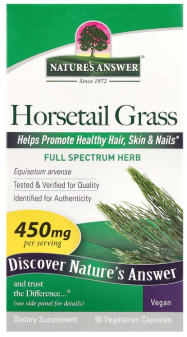 네이쳐스앤서 쇠뜨기 450mg 베지 캡슐 90정, 1개 - 쿠팡