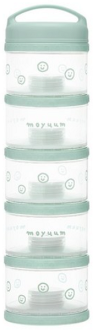 모윰 5단 분유케이스, 민트컬러, 3개