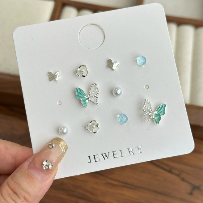 카밀라쇼룸 실버 925 은침 예쁜 주얼리 포인트 세트 귀걸이