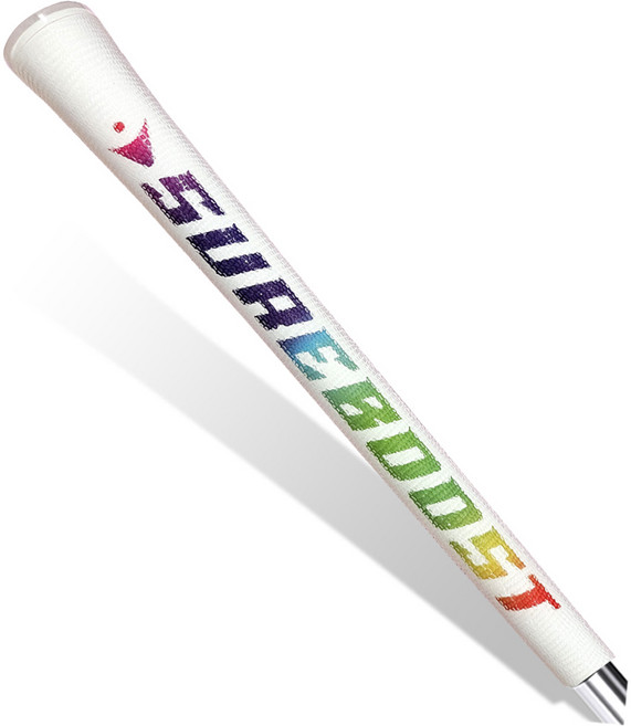 엘라스토머 골프그립 스텐다드 라운드 미끌림방지 드라이버 우드 아이언, 1개, 화이트