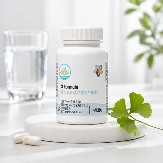 포라이프 에스 포뮬러 은행잎추출물 (S Formula) 60캡슐, 1개, 60정 - 쿠팡