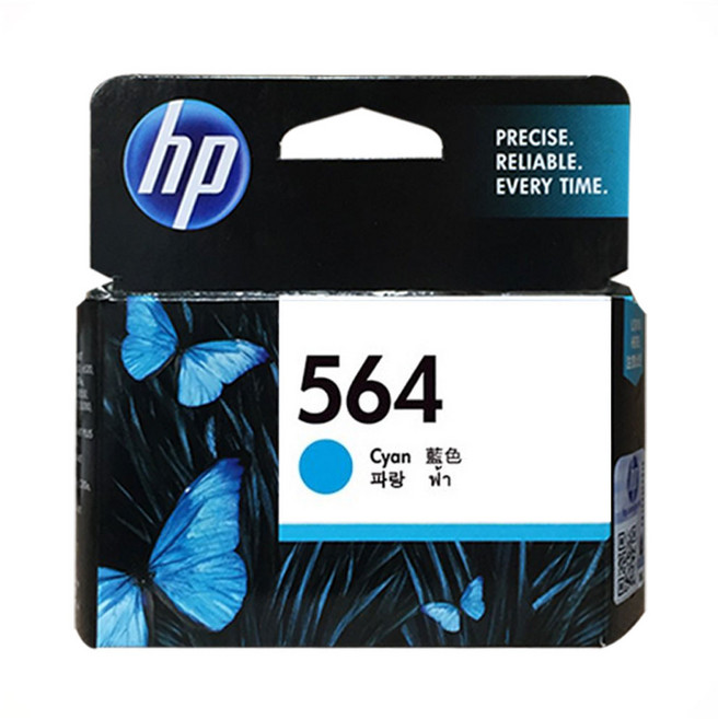 잉크메이드 HP564 XL 정품잉크 C5380 C309A C6375 C310A CB316WA CB317WA CB318WA CB319WA CB320WA CB322WA, 1개, 02. 파랑표준용량정품 [잉크메이드]