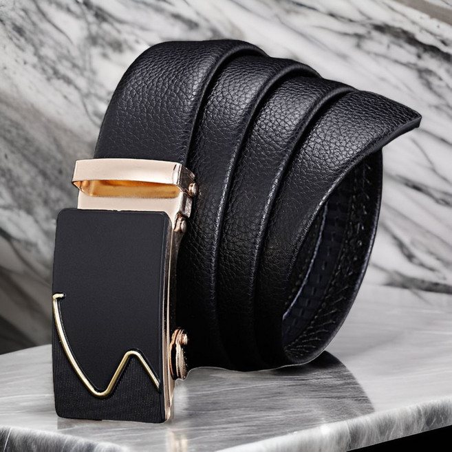 台灣24H出貨 休閒商務自動扣 男士必備時尚腰帶