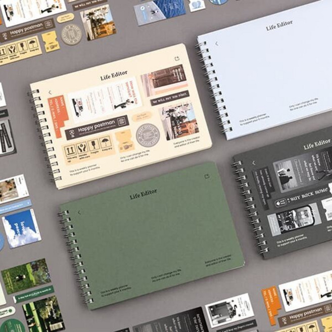 라이프 에디터 플래너 (6개월), 02. 코튼 블루